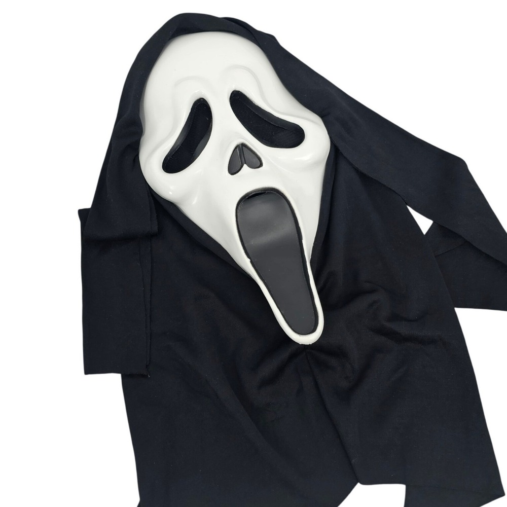 Ghostface Scream Mask Fun World Horror Movie Costume Prop Spirit Halloween